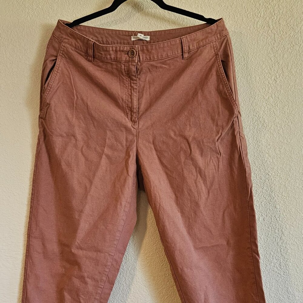 Eileen Fisher cropped chino pants